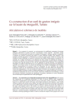 Co-construction d'un outil de gestion int&eacute;gr&eacute;e sur le bassin du Merguellil (Tunisie) : articulation et coh&eacute;rence de mod&egrave;les