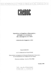 Nutrition et hygi&egrave;ne alimentaire : attitudes et croyances des m&eacute;nag&egrave;res en 1995