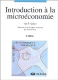 Introduction &agrave; la micro&eacute;conomie