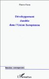 D&eacute;veloppement durable dans l'union europ&eacute;enne