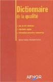 Dictionnaire de la qualit&eacute;