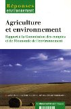 Agriculture et environnement : rapport &agrave; la Commission des comptes et de l'&eacute;conomie de l'environnement