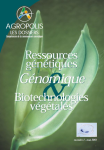 Dossiers d'Agropolis International (Les), n. 1 - Mai 2001 - Ressources g&eacute;n&eacute;tiques, g&eacute;nomique, biotechnologies v&eacute;g&eacute;tales