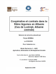 Coop&eacute;rative et contrats dans la fili&egrave;re l&eacute;gumes en Albanie