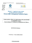 Liens entre villes et agriculture de proximit&eacute; en M&eacute;diterran&eacute;e