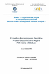 Evaluation &eacute;conomique du deuxi&egrave;me projet d'emploi rural en Alg&eacute;rie