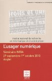 L'usager num&eacute;rique