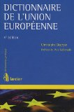 Dictionnaire de l'Union europ&eacute;enne