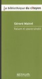Nature et souverainet&eacute;