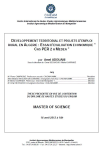 D&eacute;veloppement territorial et projets d'emploi rural en Alg&eacute;rie