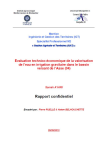 Evaluation technico-&eacute;conomique de la valorisation de l'eau en irrigation gravitaire dans le bassin versant de l'Asse (04)