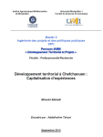 D&eacute;veloppement territorial &agrave; Chefchaouen : capitalisation dexp&eacute;riences