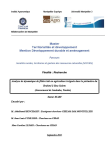 Analyse de la dynamique de la fili&egrave;re lait en agriculture irrigu&eacute;e dans le p&eacute;rim&egrave;tre du Brahmi &agrave; Bou Salem (Gouvernorat de Jendouba, Tunisie)