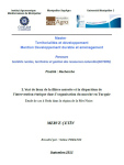 L'&eacute;tat de lieux de la fili&egrave;re noisette et la disparition de l'intervention &eacute;tatique dans l'organisation du march&eacute; en Turquie