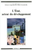 L'&eacute;tat, acteur de d&eacute;veloppement