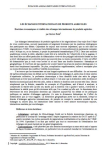 Doctrines &eacute;conomiques et r&eacute;alit&eacute;s des &eacute;changes internationaux de produits agricoles