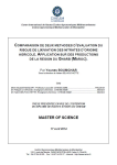 Comparaison de deux m&eacute;thodes d'&eacute;valuation du risque de lixiviation des nitrates d'origine agricole