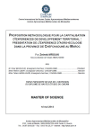 Proposition m&eacute;thodologique pour la capitalisation d'exp&eacute;riences de d&eacute;veloppement territorial : pr&eacute;sentation de l'exp&eacute;rience d'agro-&eacute;cologie dans la province de Chefchaoune au Maroc