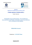 Evaluation de la performance de produits de biocontr&ocirc;le et de physio-activation pour la protection et la croissance des plantes