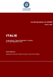 Les Monographies du CIHEAM : Italie : Lagriculture, lagro-alimentaire, la p&ecirc;che et le d&eacute;veloppement rural 2008