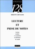 Lecture et prise de notes : gestion mentale et acquisition de m&eacute;thodes de travail