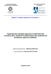 Typologie des m&eacute;nages agricoles et d&eacute;finition des sc&eacute;narios pour am&eacute;liorer la performance des syst&egrave;mes de production agricole au Malawi