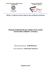 Analyse d'opportunit&eacute; de cr&eacute;ation d'un cluster "bovin laitier &agrave; Bizerte" (Tunisie)