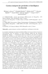 Gestion int&eacute;gr&eacute;e des pesticides et intelligence territoriale