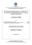 Etude technico-financi&egrave;re de la faisabilit&eacute; et de l'int&eacute;r&ecirc;t du d&eacute;veloppement de la culture du cerisier en Aquitaine