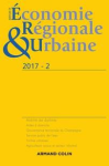 Revue d'&Eacute;conomie R&eacute;gionale & Urbaine, n. 2 - 01/03/2017