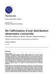 De laffirmation dune distribution alimentaire connect&eacute;e