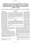 Lactivation des parcours de qualification au niveau des exploitations agricoles sp&eacute;cialis&eacute;es dans les productions m&eacute;diterran&eacute;ennes en Italie