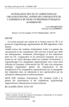 Int&eacute;gration des TIC et apprentissage organisationnel