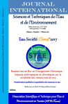 Journal International Sciences et Technique de lEau et de lEnvironnement, vol. 2, n. 1 - F&eacute;vrier 2017 - Eau-Soci&eacute;t&eacute;-Climat2017. Ressources en eau et changement climatique : impacts anthropiques et climatiques sur la variabilit&eacute; des ressources en eau. Caract&eacute;risation qualitative et quantitative des ressources en eau