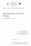 Rapport final d'activit&eacute;s Tunisie : de juillet 2015 &agrave; juin 2018