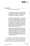 La s&eacute;curisation des terres agricoles du domaine public &agrave; l&eacute;preuve du client&eacute;lisme politique en Alg&eacute;rie