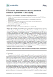 Consumers attitude toward sustainable food products: ingredients vs. packaging