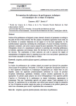 Pr&eacute;sentation des indicateurs de performances techniques et &eacute;conomiques des syst&egrave;mes dirrigation