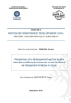 Perspectives d'un d&eacute;veloppement agricole durable dans des conditions de ressources en eau limit&eacute;es et de changement climatique en Libye