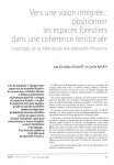 Vers une vision int&eacute;gr&eacute;e : positionner les espaces forestiers dans une coh&eacute;rence territoriale