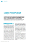 Le num&eacute;rique accompagne les mutations &eacute;conomiques et sociales de lagriculture