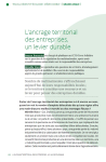 Lancrage territorial des entreprises, un levier durable