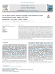 Are we taking farmers seriously? A review of the literature on farmer perceptions and climate change, 20072018