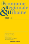 Revue d'&Eacute;conomie R&eacute;gionale & Urbaine, n. 3 - Mars 2020