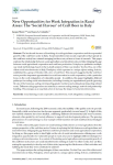 New oppportunities for work integration in rural areas : the Social Flavour of craft beer in Italy