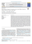 Spatio-temporal changes in ecosystem service values : effects of land-use changes from past to future (18602100)