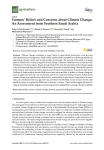 Farmers beliefs and concerns about climate change: an assessment from southern Saudi Arabia