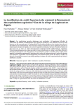 La bonification du cr&eacute;dit favorise-t-elle vraiment le financement des exploitations agricoles ? Cas de la wilaya de Laghouat en Alg&eacute;rie