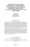 Les projets alimentaires territoriaux : entre cadrage et limites de laction publique alimentaire territoriale. Le cas de l&eacute;laboration du PAT sur l&icirc;le dOl&eacute;ron