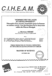 Femmes des villages et d&eacute;veloppement : n&eacute;cessit&eacute; d'un revenu mon&eacute;taire pour la femme en milieu rural. Cas des femmes de la moyenne vall&eacute;e du Fleuve S&eacute;n&eacute;gal